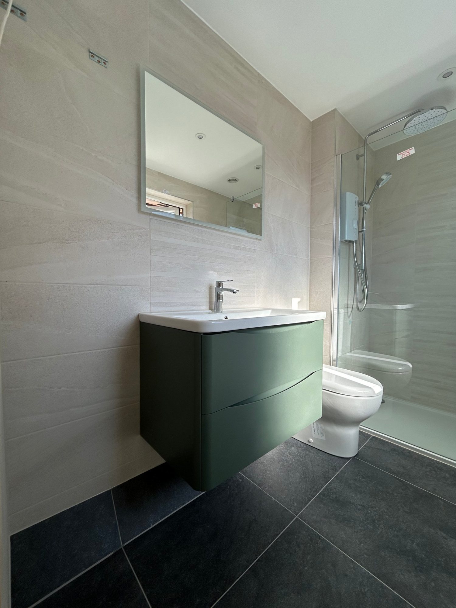 Walk in shower conversion in Gloucestershire by Camms Bathrooms