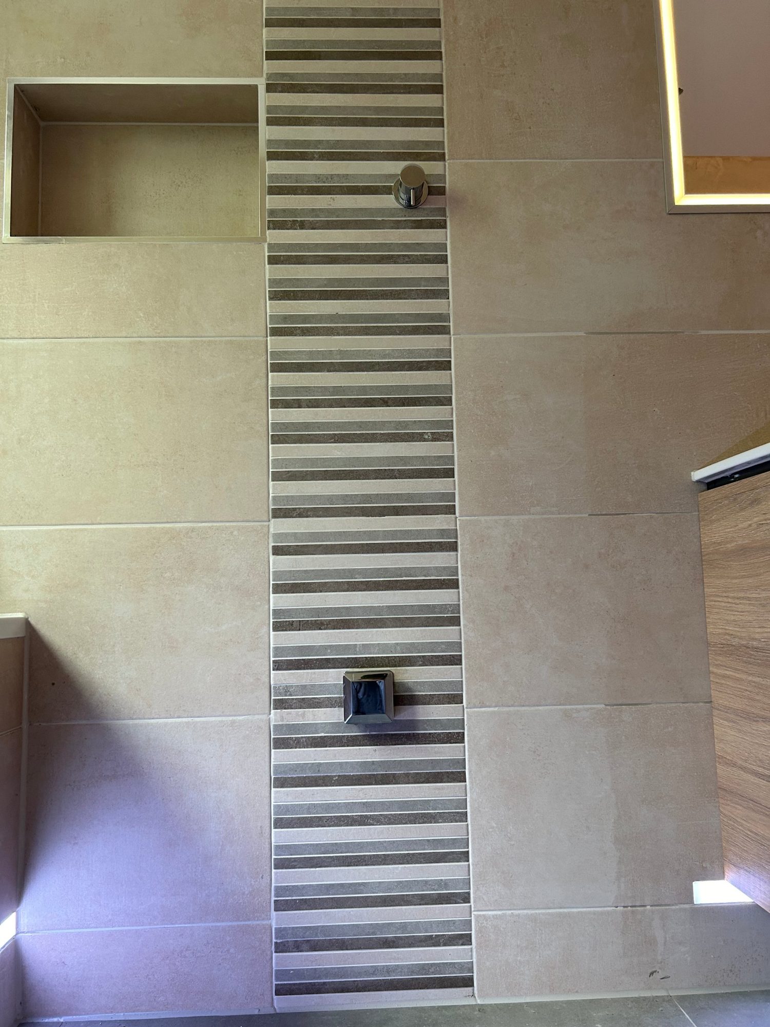 Bathroom tiling in Gloucestershire by Camms Bathrooms