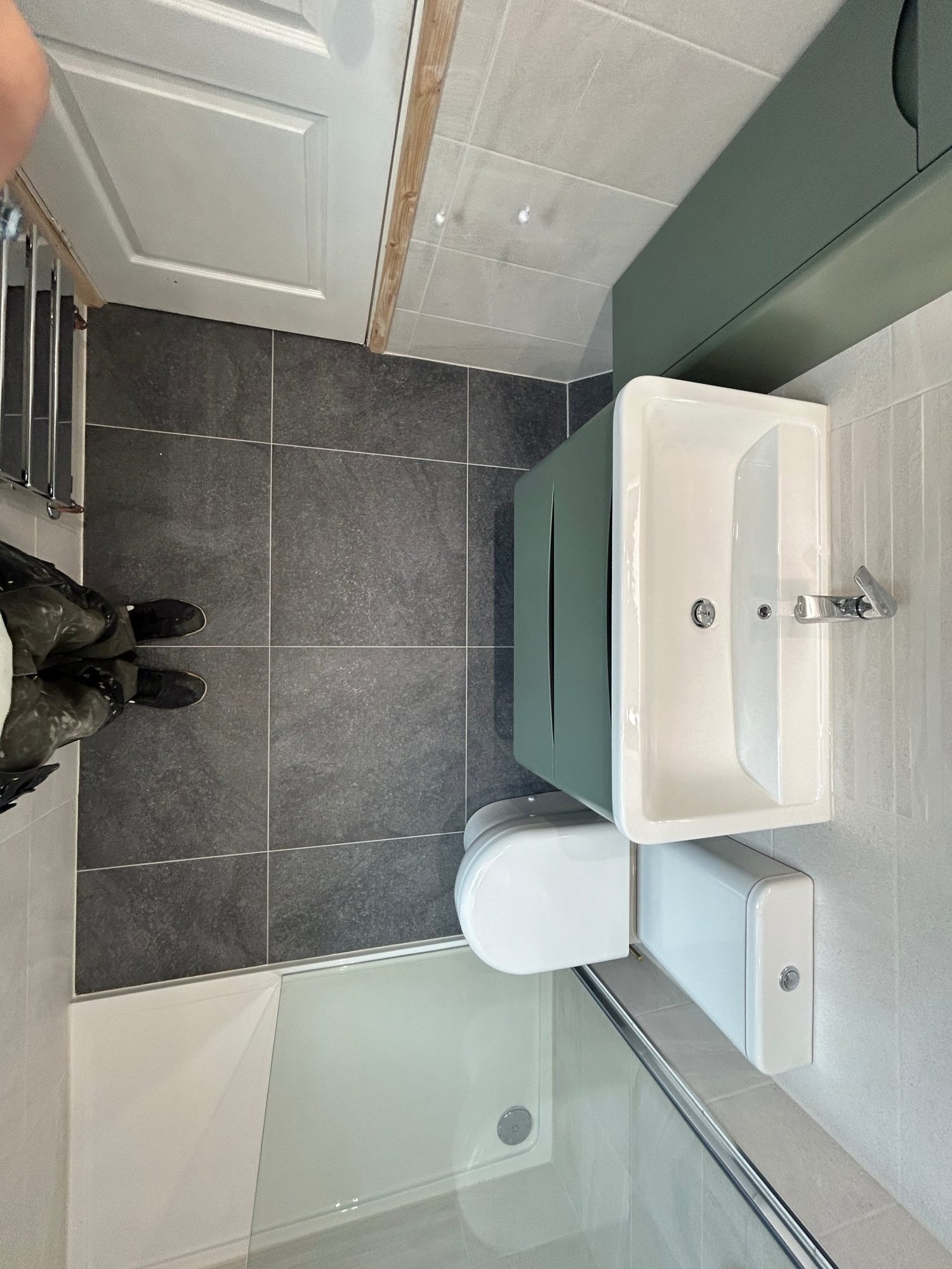 Walk in shower conversion in Gloucestershire by Camms Bathrooms