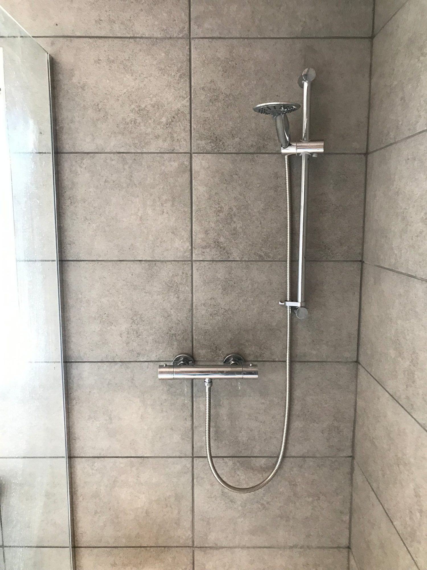 Walk in shower conversion in Gloucestershire by Camms Bathrooms